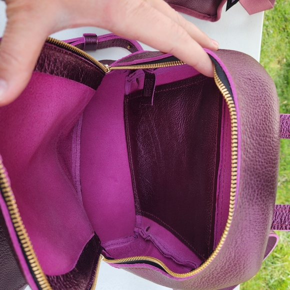 Portland Leather Rue Backpack In Ultra Violet - Picture 3 of 3